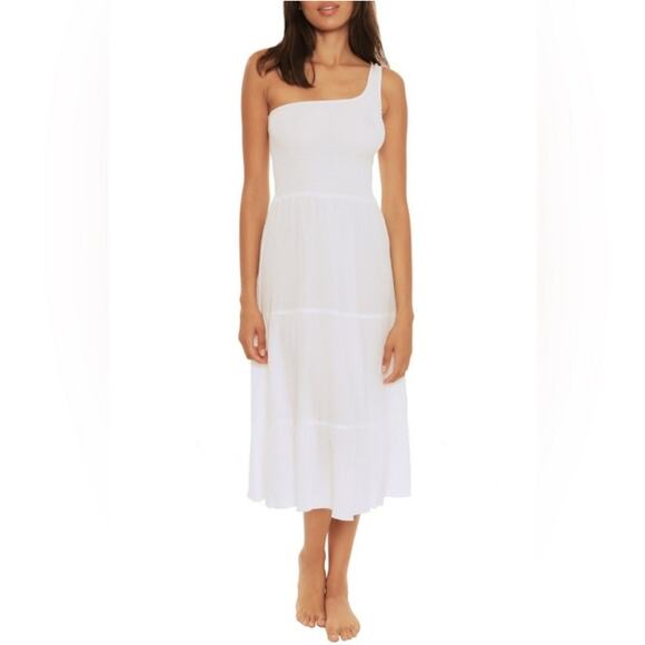 BECCA Other - Becca by Rebecca Virtue Ponza Smocked One Shoulder Dress Size M